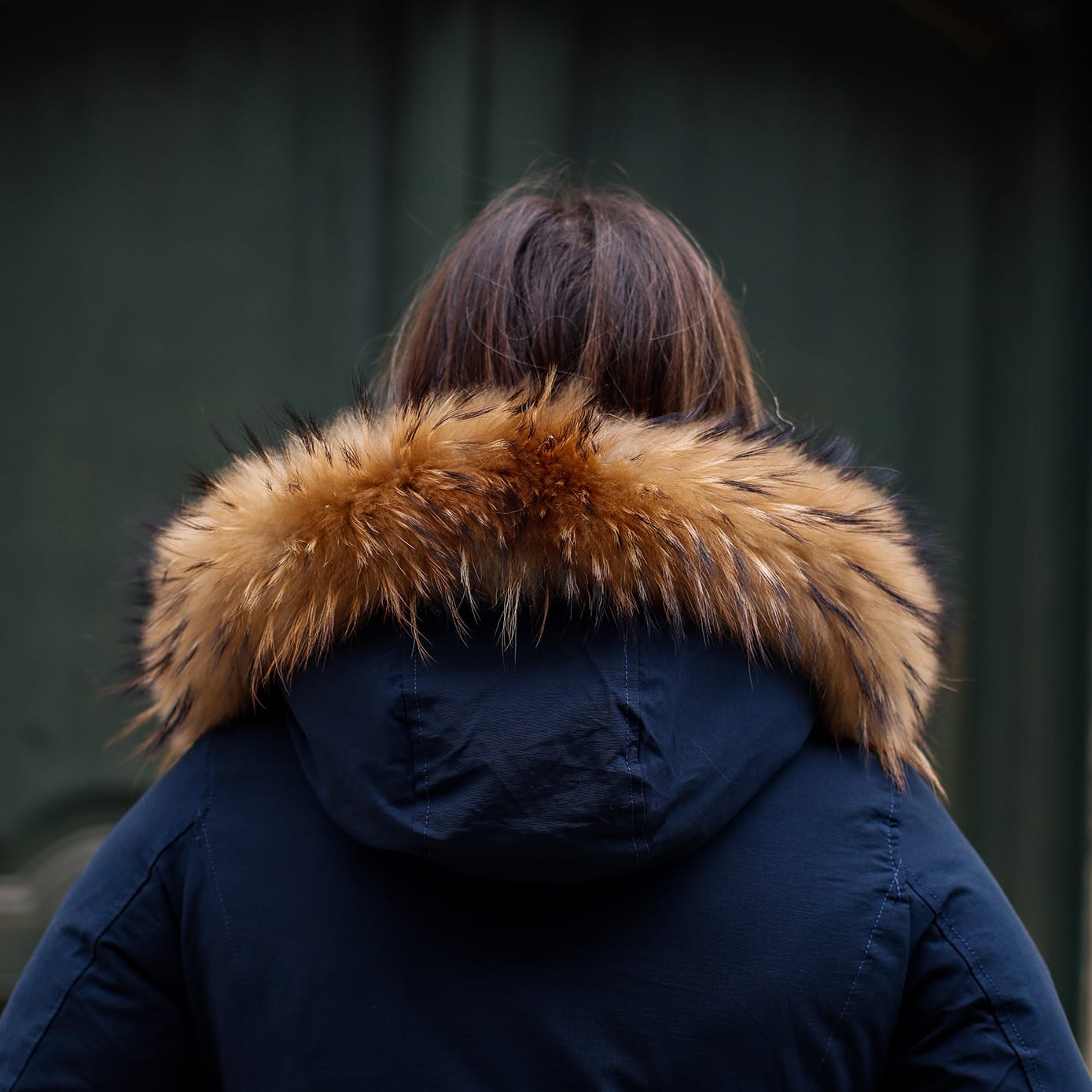 Parka Simil Woorlich Special Price Pelliccia GRANDE BLU