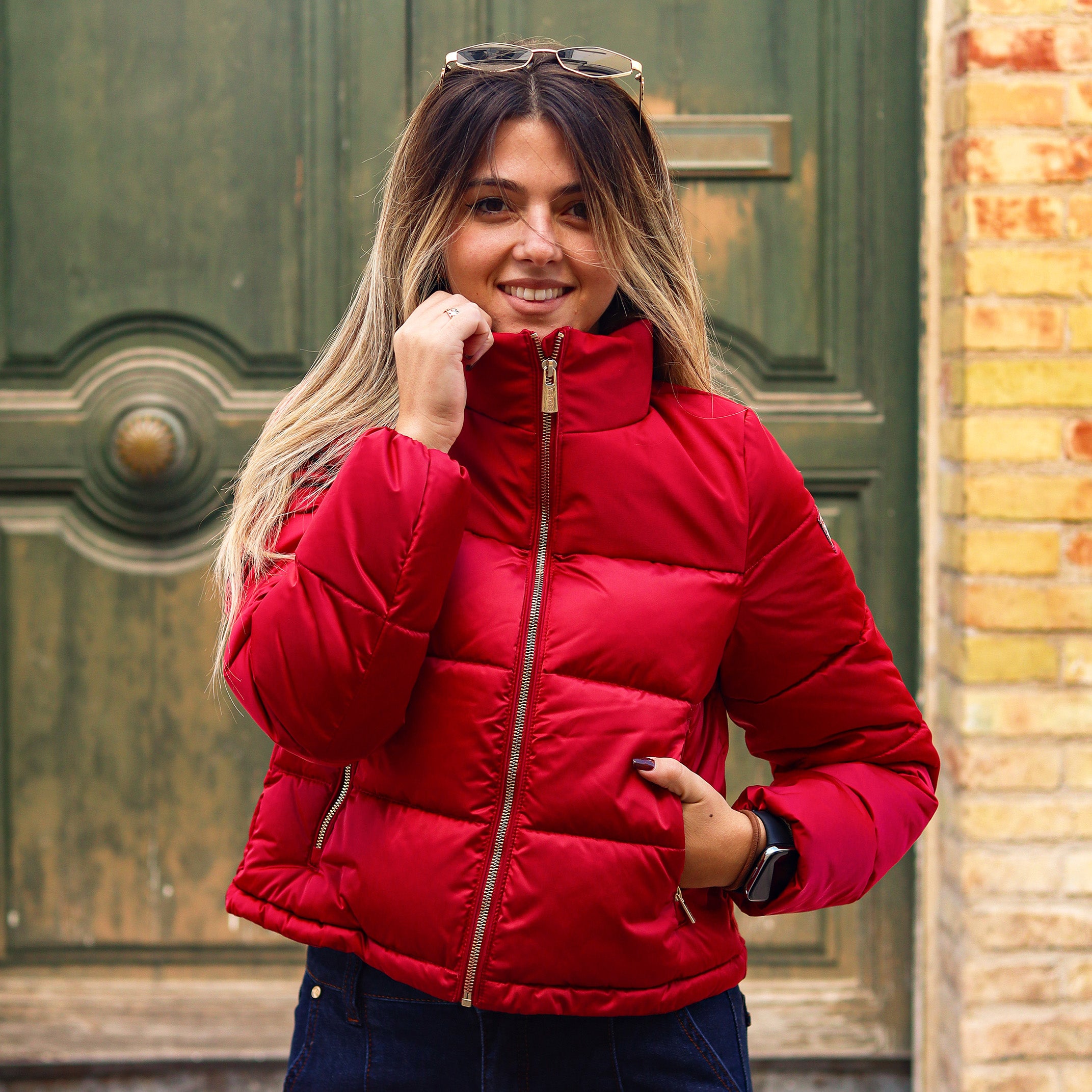 Piumino cropped YES ZEE