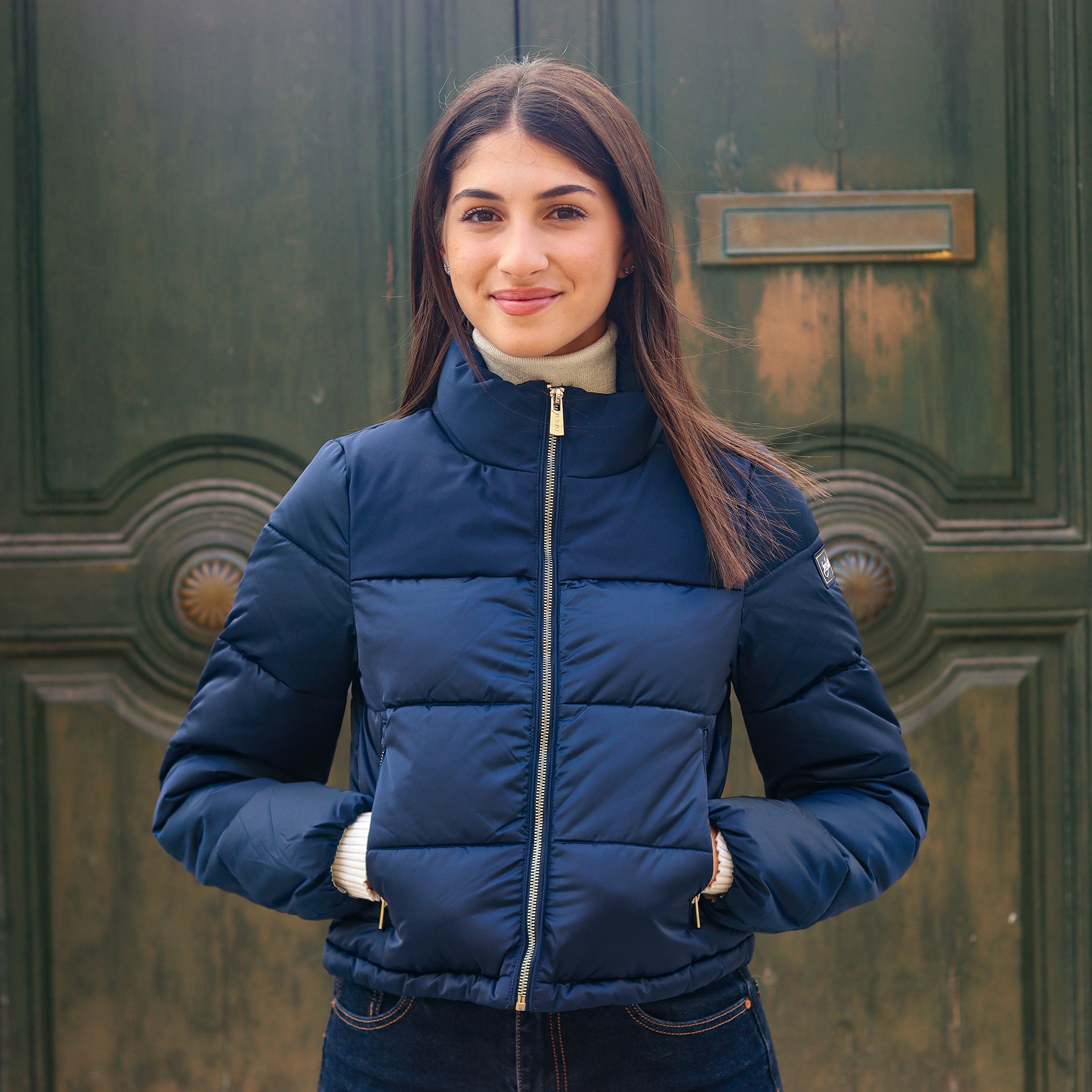 Piumino cropped YES ZEE