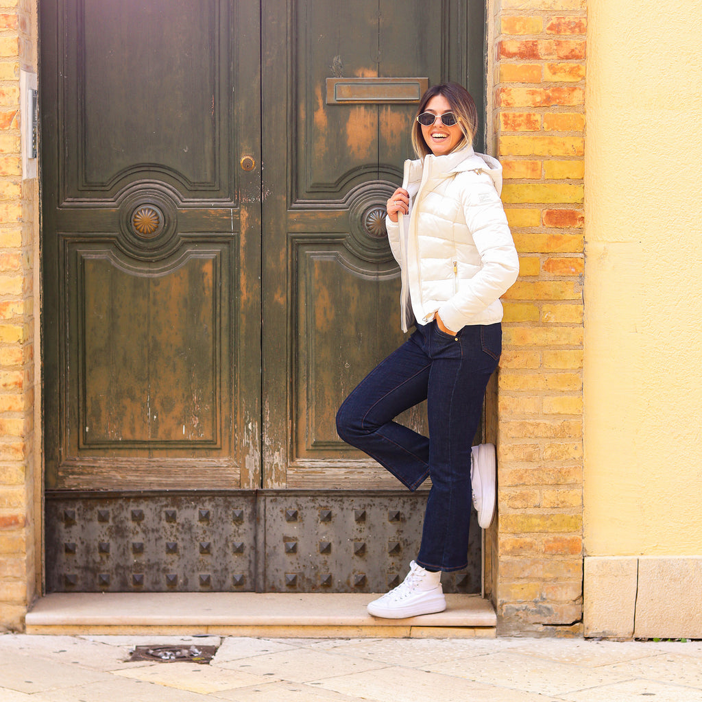 piumino yes zee 100gr  BIANCO