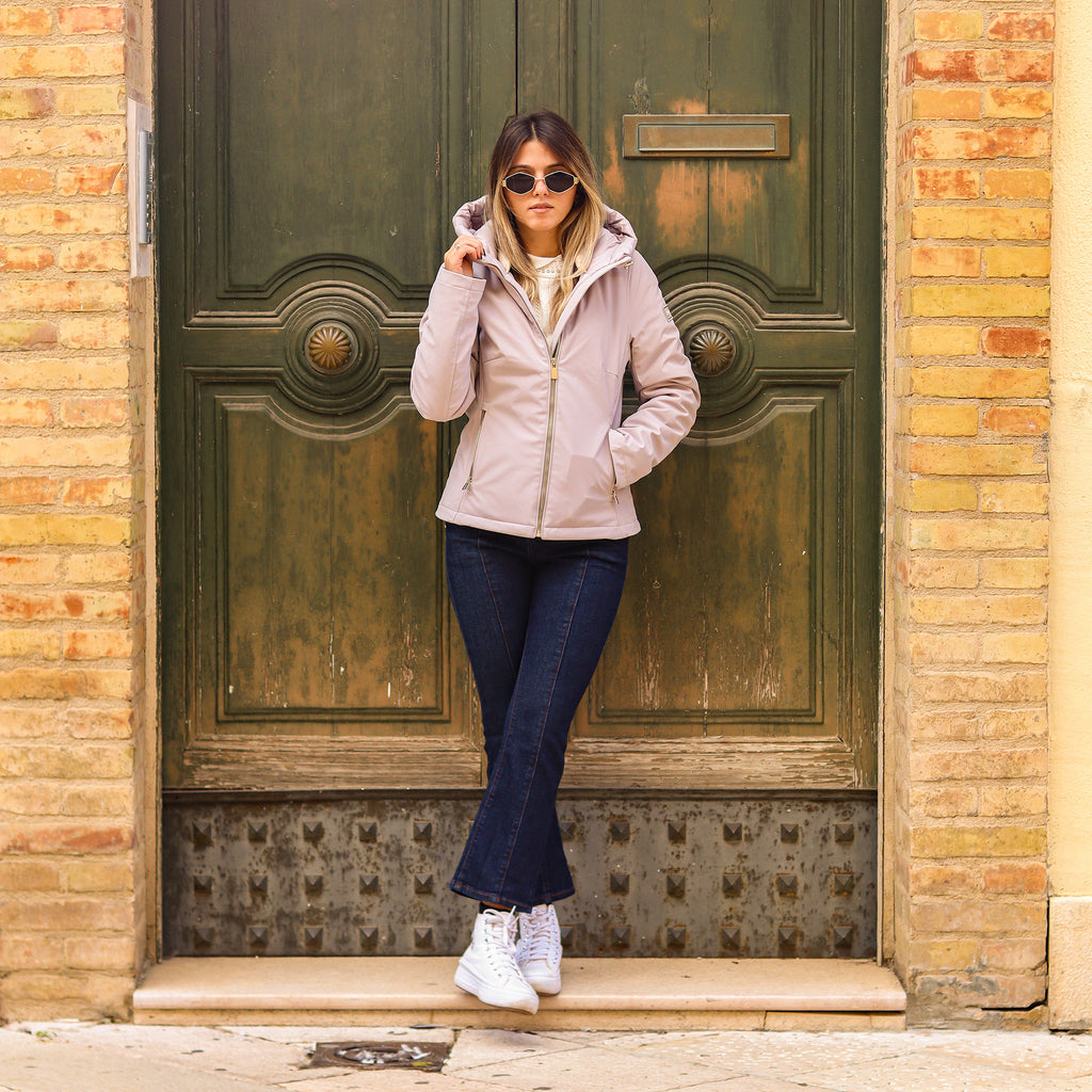 piumino liscio CORTO GHIACCIO