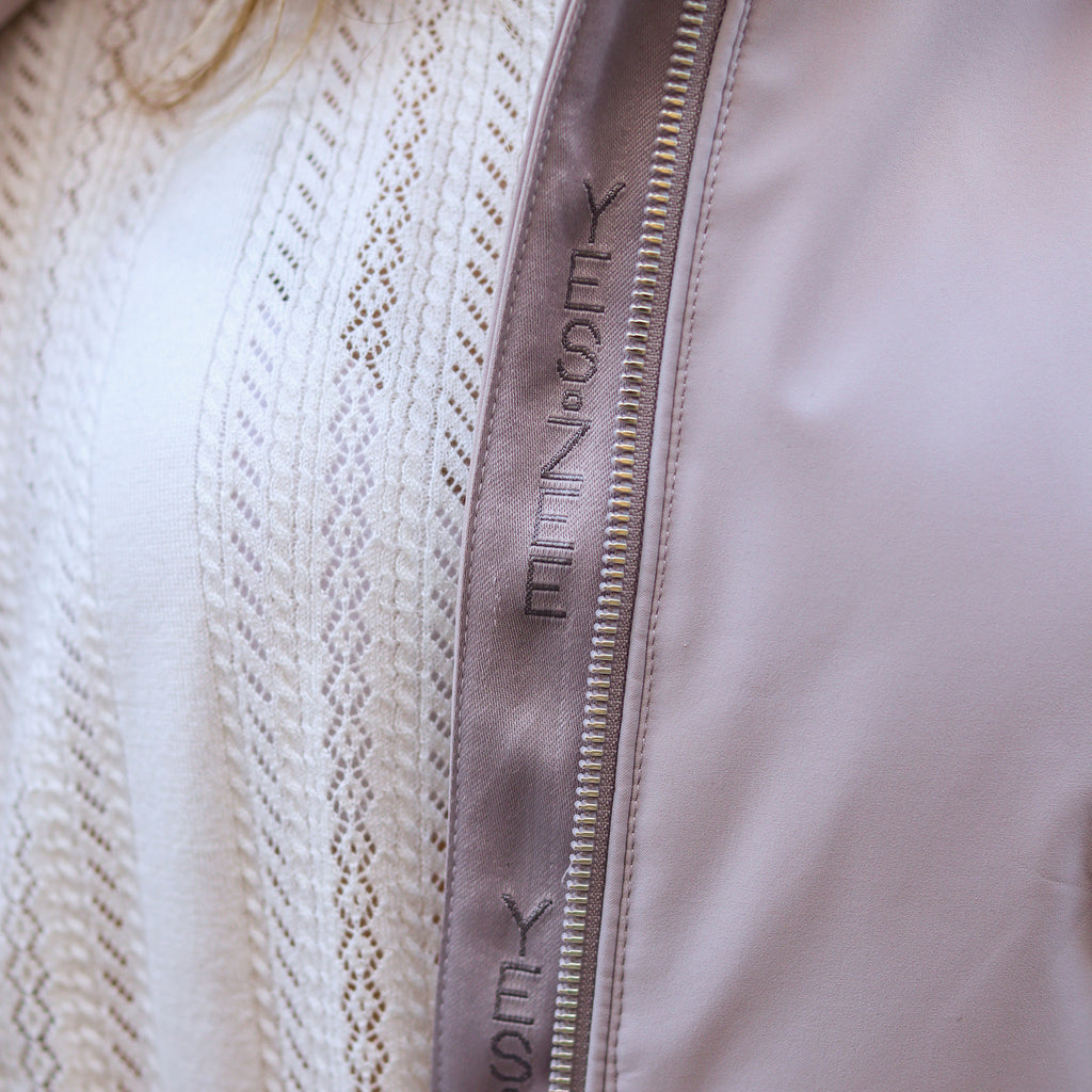 Piumino liscio lungo GHIACCIO