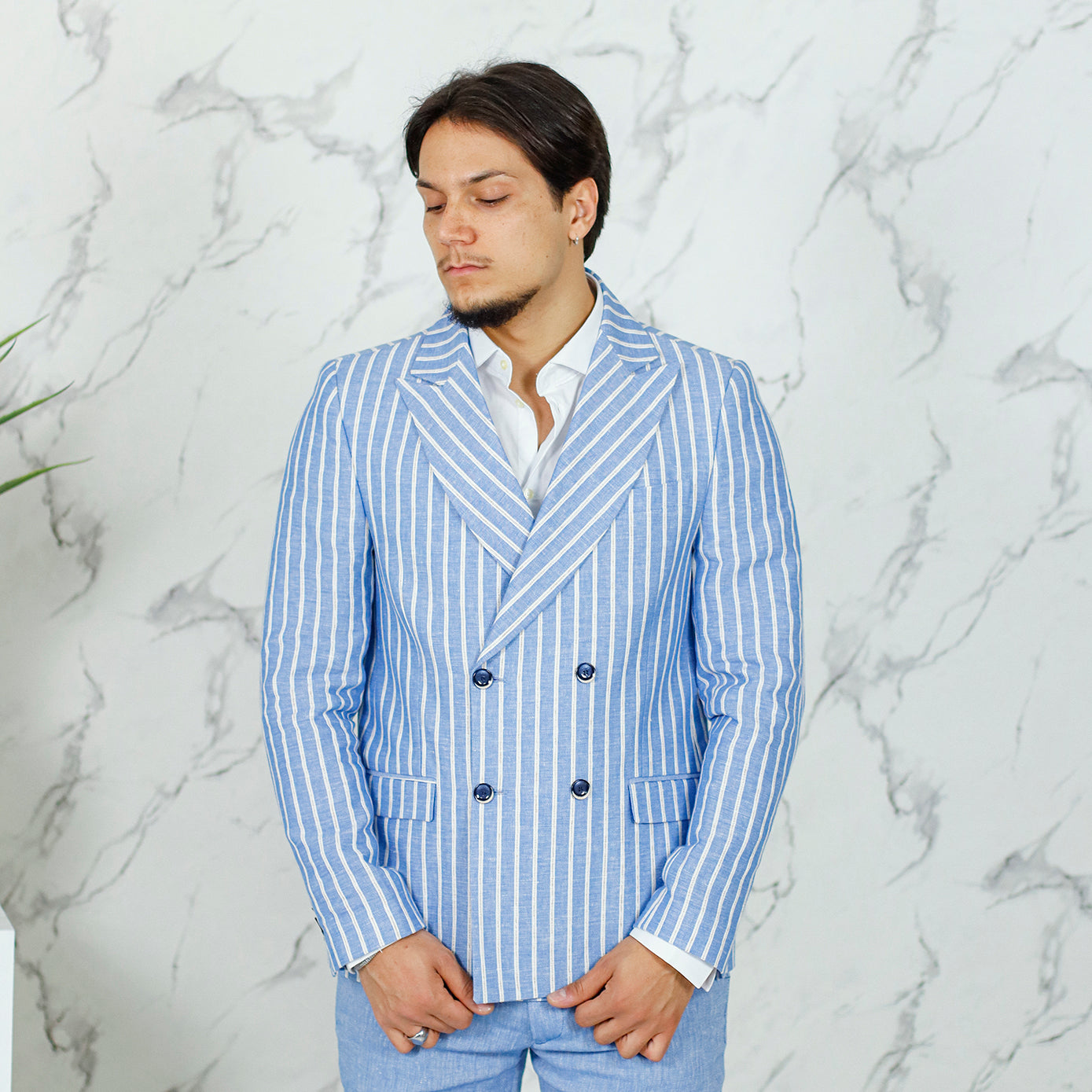 Abito sartoriale doppio petto MADE IN ITALY