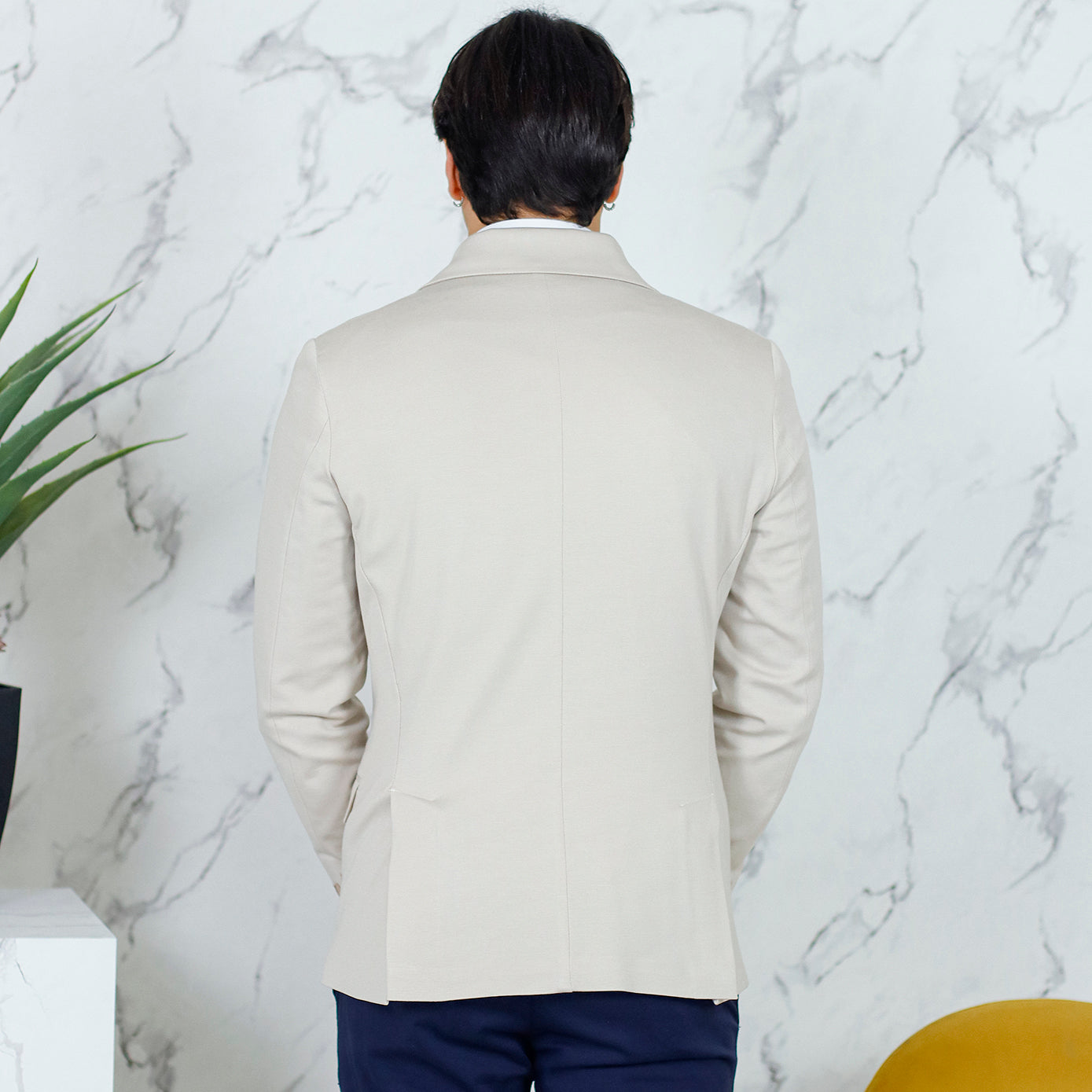 Giacca doppio petto beige MADE IN ITALY