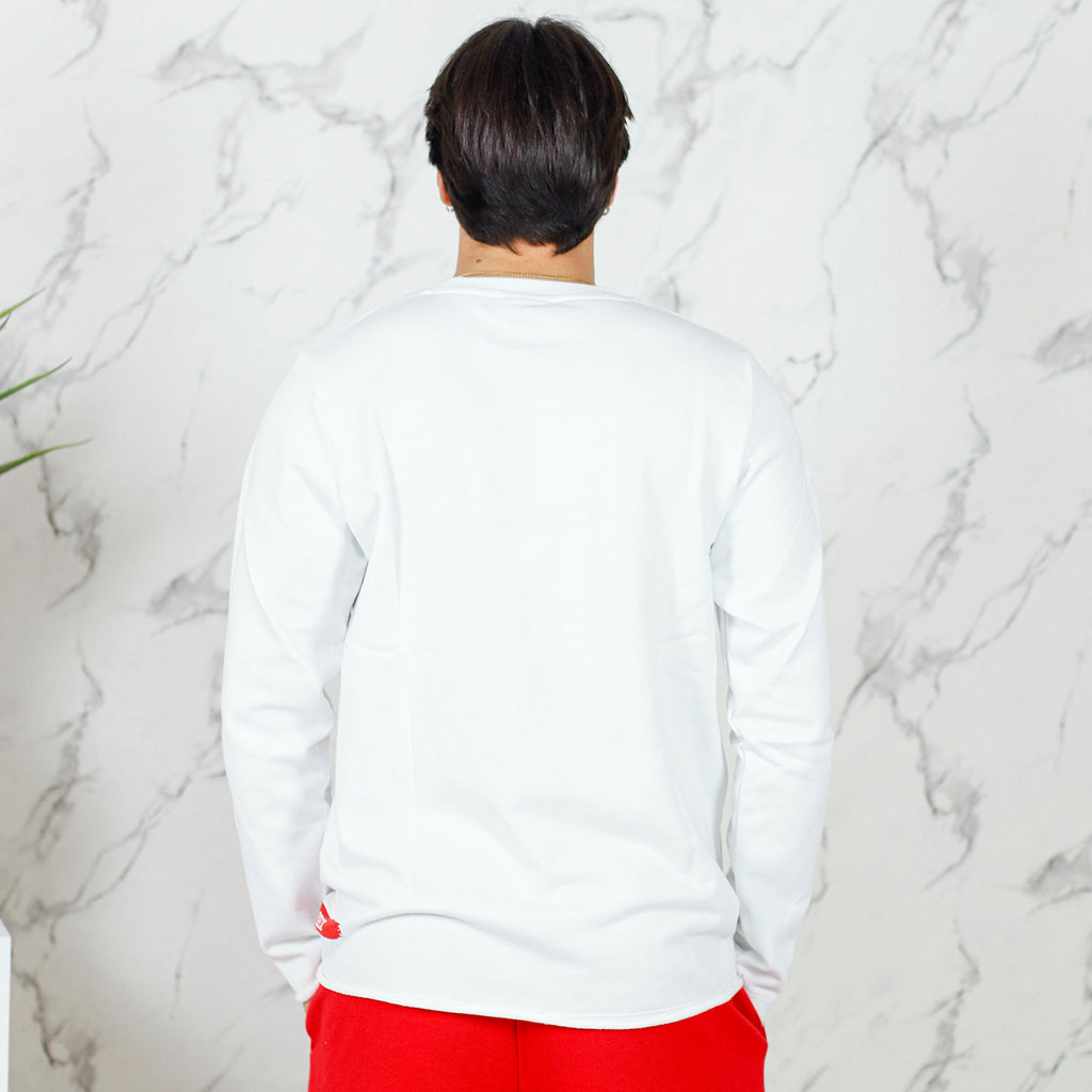 Felpa garzata PYREX bianca