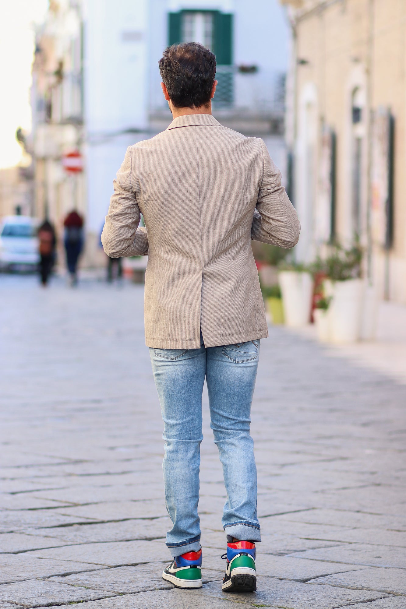 Giacca in lino Gaudì safari