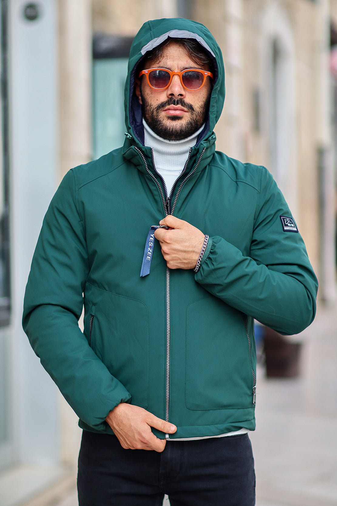 Piumino yes zee con cappuccio