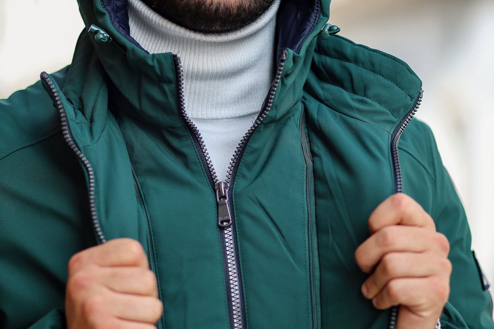 Piumino yes zee con cappuccio