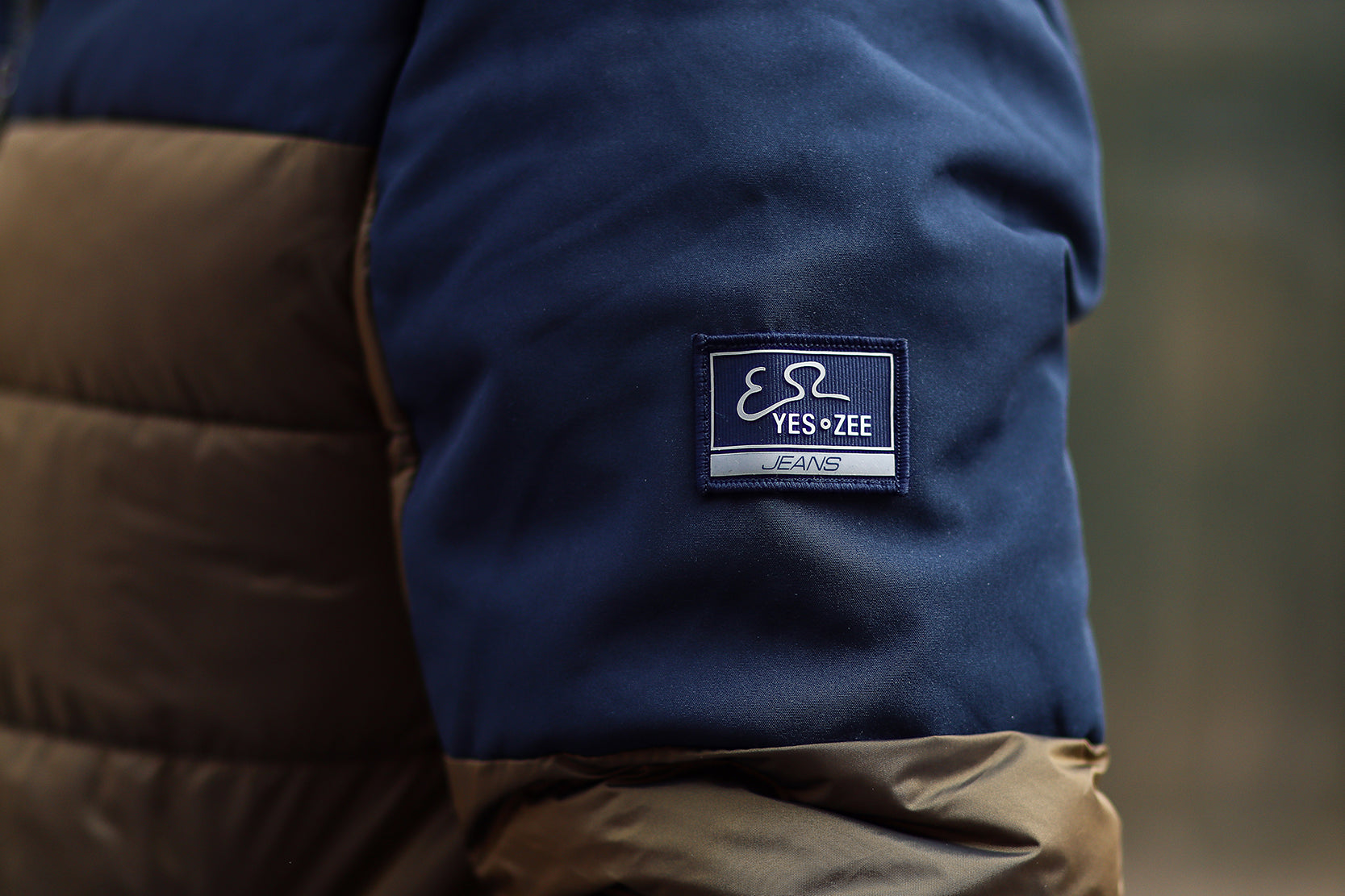 Piumino yes zee doppio tessuto con cappuccio